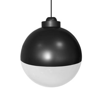 Tosel Suspensi&oacute;n vidrio negro D35 cm