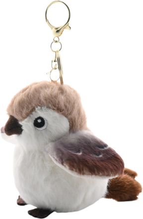 Generic Plush Bird Keychain, Decorative Keychain Pendant, Plush Bird Toys, Portable Wallet Accessories for School Bags