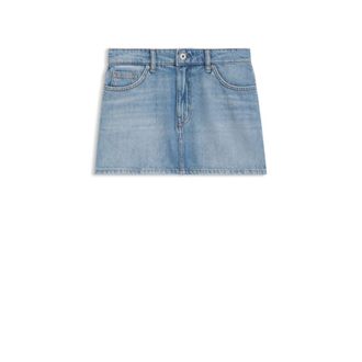 HUGO BOSS Five-pocket mini skirt in blue denim
