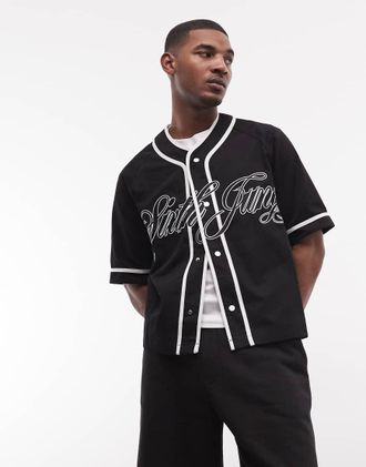 Sixth June Baseball Serge - Maglia nera-Nero