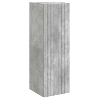 vidaXL Mueble De Ba&ntilde;o Montado En La Pared Gris Hormig&oacute;n Vidaxl