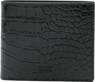 Tom Ford Crocodile-embossed Leather Wallet