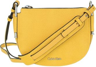 Calvin Klein Stijlvolle Schoudertas - Dames - Schoudertassen - Geel - ONE Size - Tassen