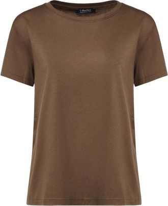Max Mara T-Shirts - Dames - T-shirts - Bruin - M - Tops