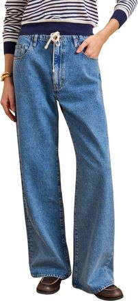 La Ligne Jenny Mid Ride Drawstring Jean in Dexter at Nordstrom, Size 31