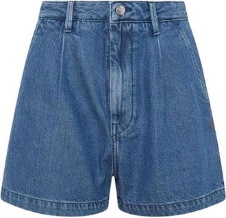 Pepe Jeans London Korte spijkerbroek - Dames - Denim shorts - Blauw - W25 - Katoen - Korte Broeken