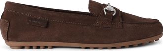 Kurt Geiger Womens Suede Nellie Loafers - Brown - Size UK 3