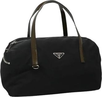 Prada Pre-owned Handbags, female, Black, Size: ONE SIZE Pre-owned Vintage Hand Bag