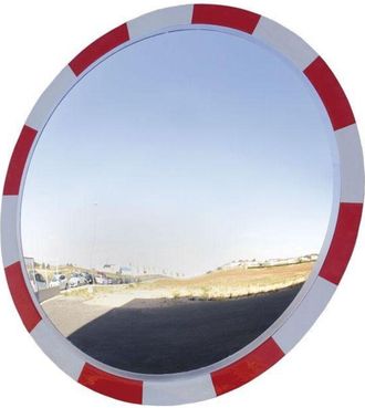 cofan Espejo Reflectante 80 Cm, Espejo Reflectante Convexo (80 Cm) De Material Acr&iacute;lico, Ideales Para Cruces, Salidas De Parking, &Aacute;ngulos Muertos, Colegios,