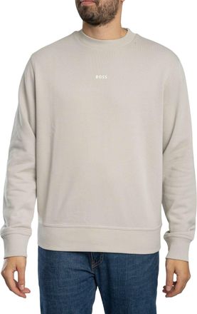 HUGO BOSS Wesmallcrew-Sweatshirt, Grijs