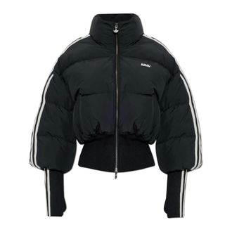adidas Jassen, Dames, Zwart, XS, Polyester, Baby Puffer Jacket