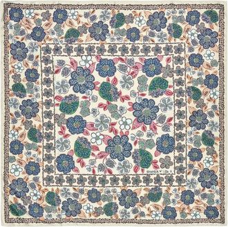 Bimba & Lola floral-pattern scarf - women - Polyester - One Size - Neutrals