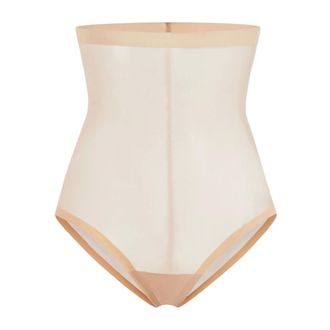 Wolford Braguita Moldeadora Tulle de Cintura Alta - Underwear - Mujer - Beige - 3XL