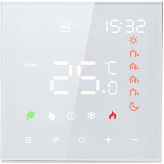 OEM Termostato Inteligente 3a Con Pantalla T&aacute;ctil Lcd Digital, Controlador De Temperatura Para Calefacci&oacute;n Por Suelo Radiante, Calentador De Agua De Pared