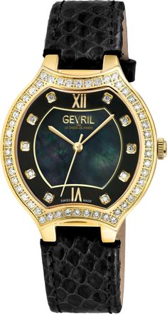 Gevril Group Lugano Diamond Womens Watch