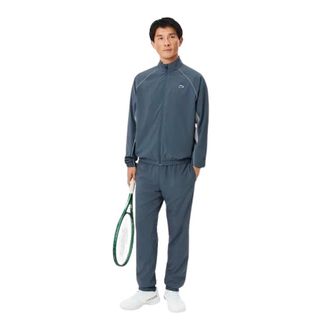 Lacoste Trim Accent Tennis Trainingspak - Heren - Sport - Grijs - Maat: L Poliester