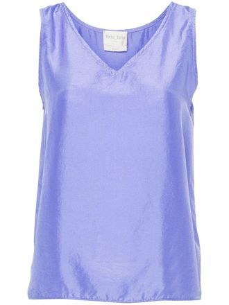 Forte_Forte sleeveless silk top - women - Silk - 0 - Purple