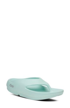 Oofos Gender Inclusive OOriginal Flip Flop in Mint at Nordstrom, Size 11