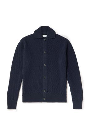 Oliver Spencer Jarvis Jacquard-Knit Merino Wool Cardigan