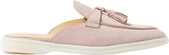 Scarosso Roze su&egrave;de handgemaakte mules - Dames - Slip ons - Roze - 41 EU - Su&egrave;de - Schoenen