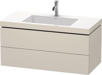 Duravit Duravit - Lavamanos L-cube Con Base Mural, 100x48 Cm, 2 Cajones