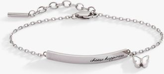 Alex and Ani Choose Happiness Inline Bracelet in Silver at Nordstrom