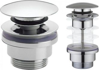 Saniclass klikwaste afvoerplug - 5/4 - chroom