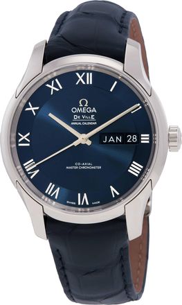 Omega De Ville Automatic Blue Dial Mens Watch 433.13.41.22.03.001
