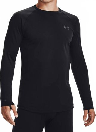 Under Armour Base 3.0 Crew Top In Black