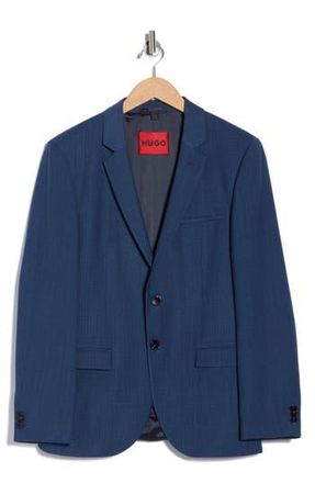 BOSS Arti Wool Blend Sport Coat in Bright Blue at Nordstrom Rack, Size 40Short