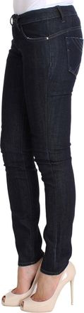 Costume National Womens Blue Cotton Stretch Slim Fit Jeans Clothing