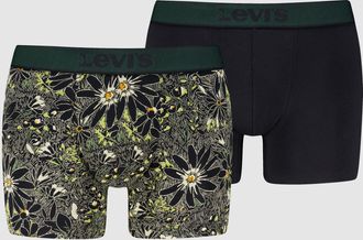 Levi's Hatch Flower Boxer Brief 2 pack - Mens - XL - Black