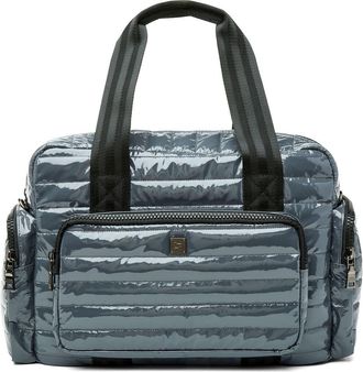 Think Royln Voyager Travel Bag in Carbon Patent at Nordstrom