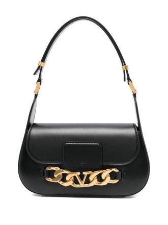 Valentino Garavani Black VLogo Shoulder Bag
