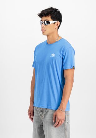 Alpha Industries T-Shirt ALPHA INDUSTRIES Basic T-Shirt SL, Herren, Gr. 3XL, blau (mediteranian blau), Obermaterial: 100% Baumwolle, Shirts T-Shirt