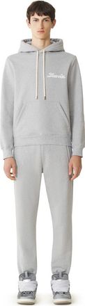 Lanvin Grey Lanvin Ribbon Hoodie in Heather Grey at Nordstrom, Size Xx-Large