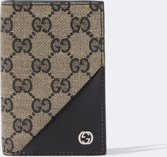 Gucci Interlocking G GG canvas bifold wallet