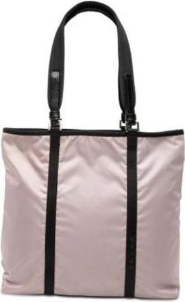 Prada Pre-owned Vintage Tote Bag - Dames - Vintage Shopper - Roze - ONE Size - Nylon - Vintage