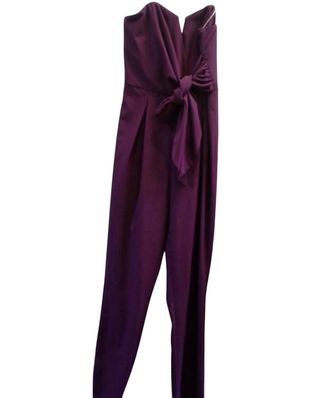 DO+BE Collection Womens Strapless Jumpsuit In Plum