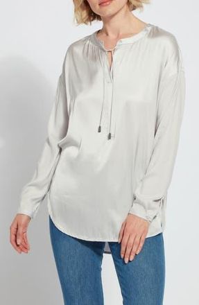 Lyss&eacute; Terra Reverse Pullover Top in Pearl Grey at Nordstrom Rack, Size X-Small