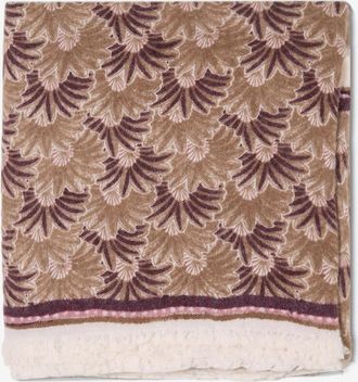 Hemisphere Rechteckiger Schal aus Kaschmir-Mix mit Blumenmuster Nib