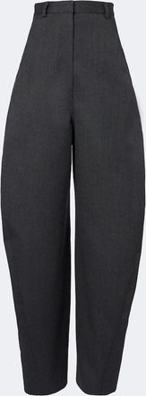 Balenciaga Wool barrel-leg pants