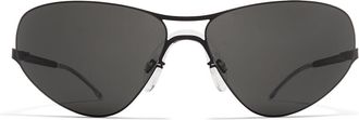 Mykita Alpine 002 Mens Sunglasses Black Size 66