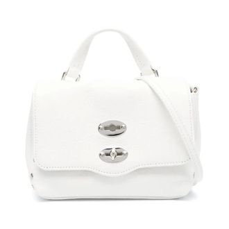 Zanellato Handbags, female, White, Size: ONE SIZE Postina Daily Giorno Baby