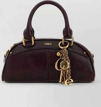 Chlo&eacute; chlo&eacute; bowling small leather shoulder bag