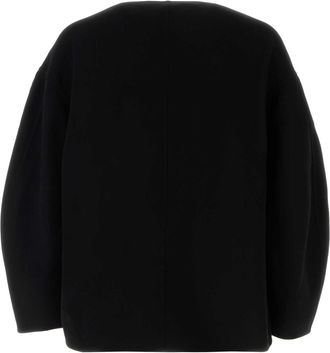 Jil Sander Mens Virgin Wool Sweater Black