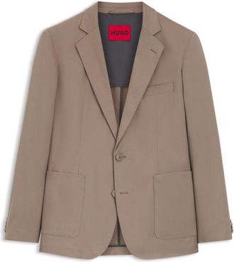 HUGO BOSS Slim-fit jacket in stretch cotton