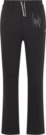 Moncler Black Relaxed Drawstring Pants