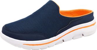 Generic Slippers Ladies Mens Casual Summer Slip-On Beach Walking Sandals Comfortable Breathable Mesh Slippers Backless Shoes Backless Clogs Mules Indoor Outdo