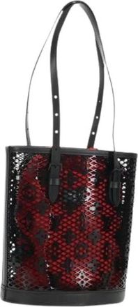 Louis Vuitton Pre-owned Monogram Lace Bucket PM - Pre-owned - Mujer - Rojo - ONE SIZE